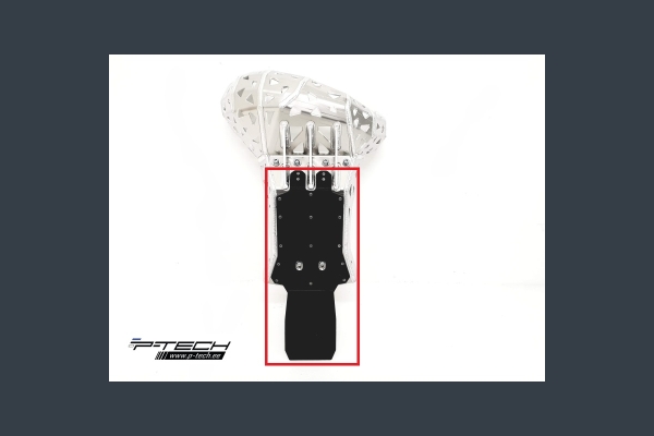 Plastic bottom and linkage guard.